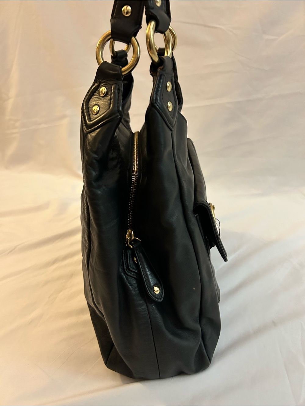 Coach Campbell Black Leather Hobo - Picture 5 of 16